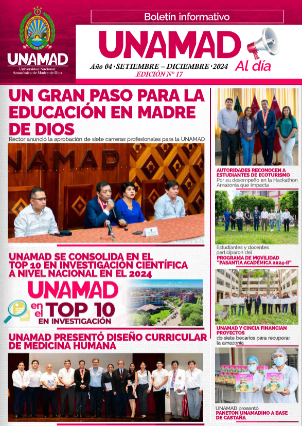 Boletín UNAMAD